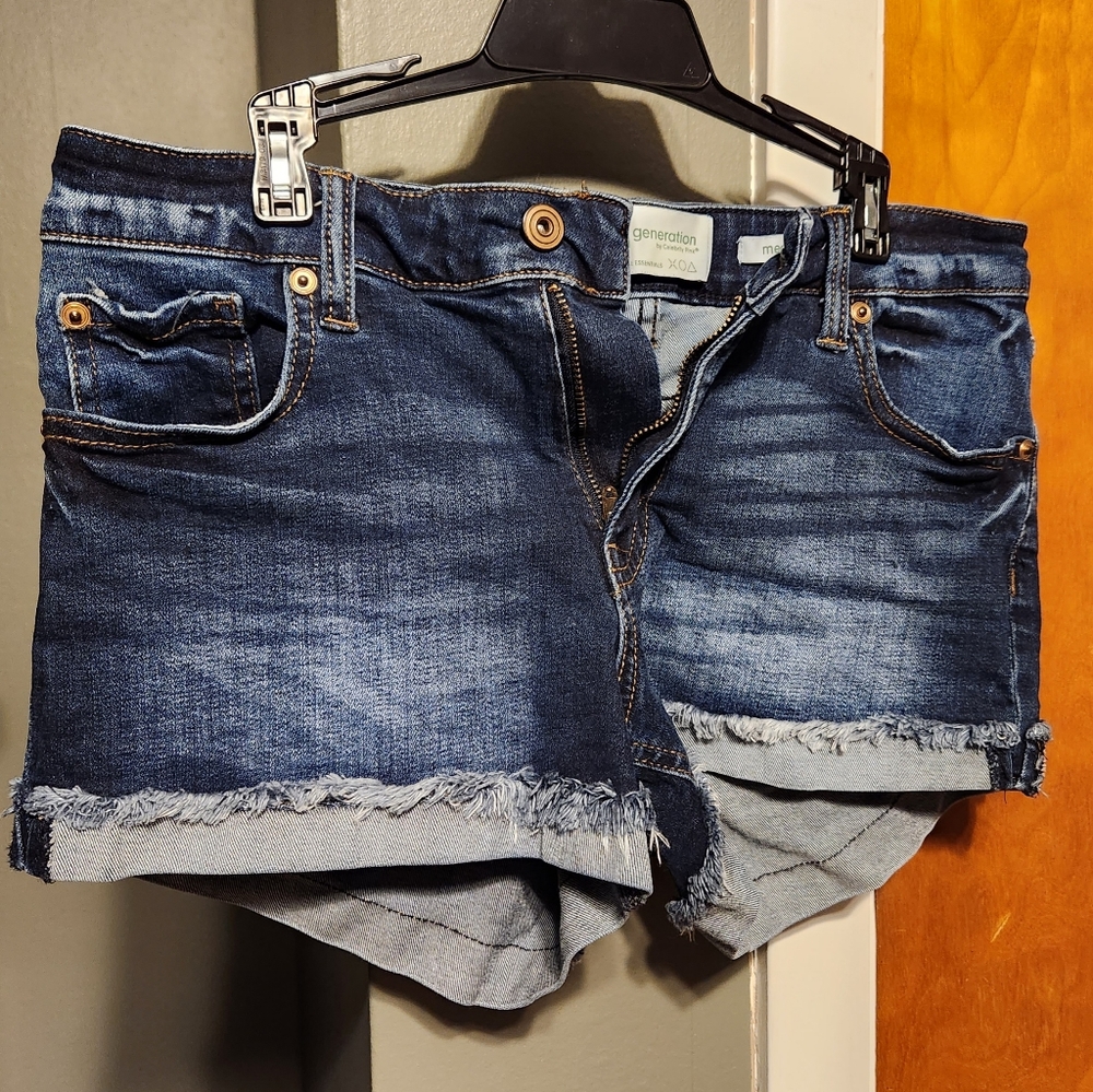 Re Generation dark blue Jean shorts